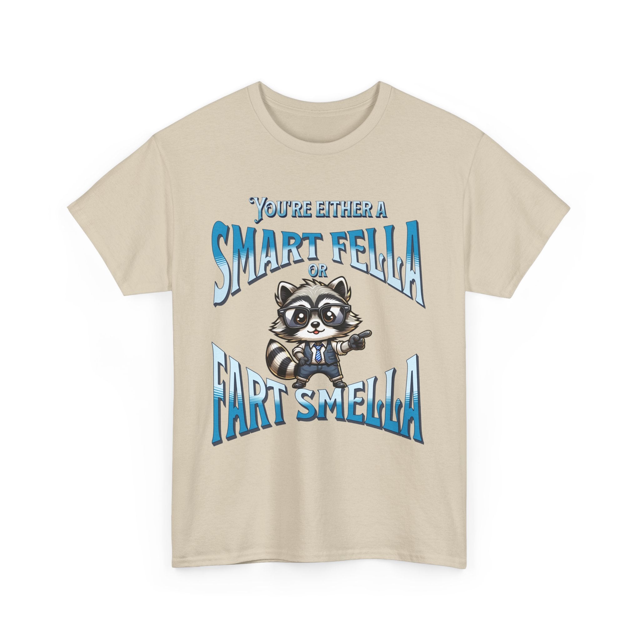 Are You A Smart Fella Or Fart Smella? unisex Retro Cartoon T Shirt, Weird T Shirt, Meme T Shirt, Trash Panda T Shirt