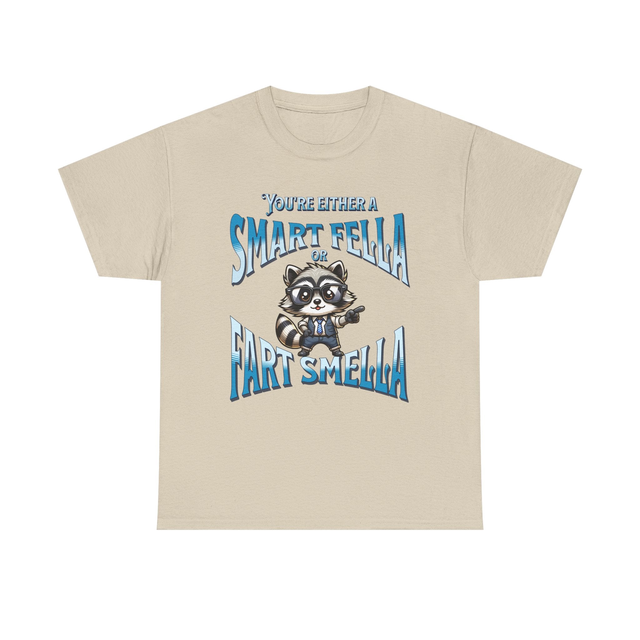 Are You A Smart Fella Or Fart Smella? unisex Retro Cartoon T Shirt, Weird T Shirt, Meme T Shirt, Trash Panda T Shirt