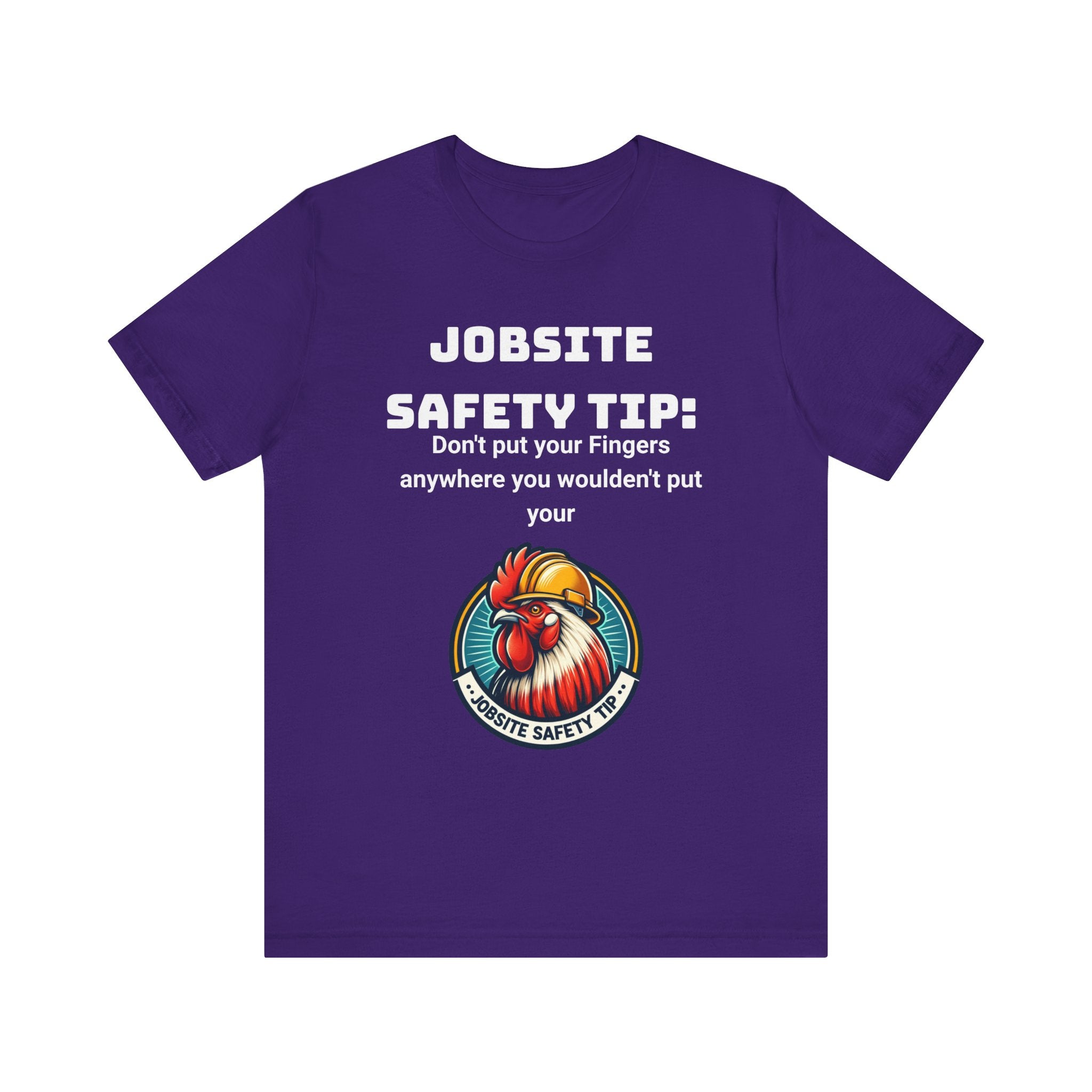 Job Site Safety tip Unisex Jersey Short Sleeve Tee