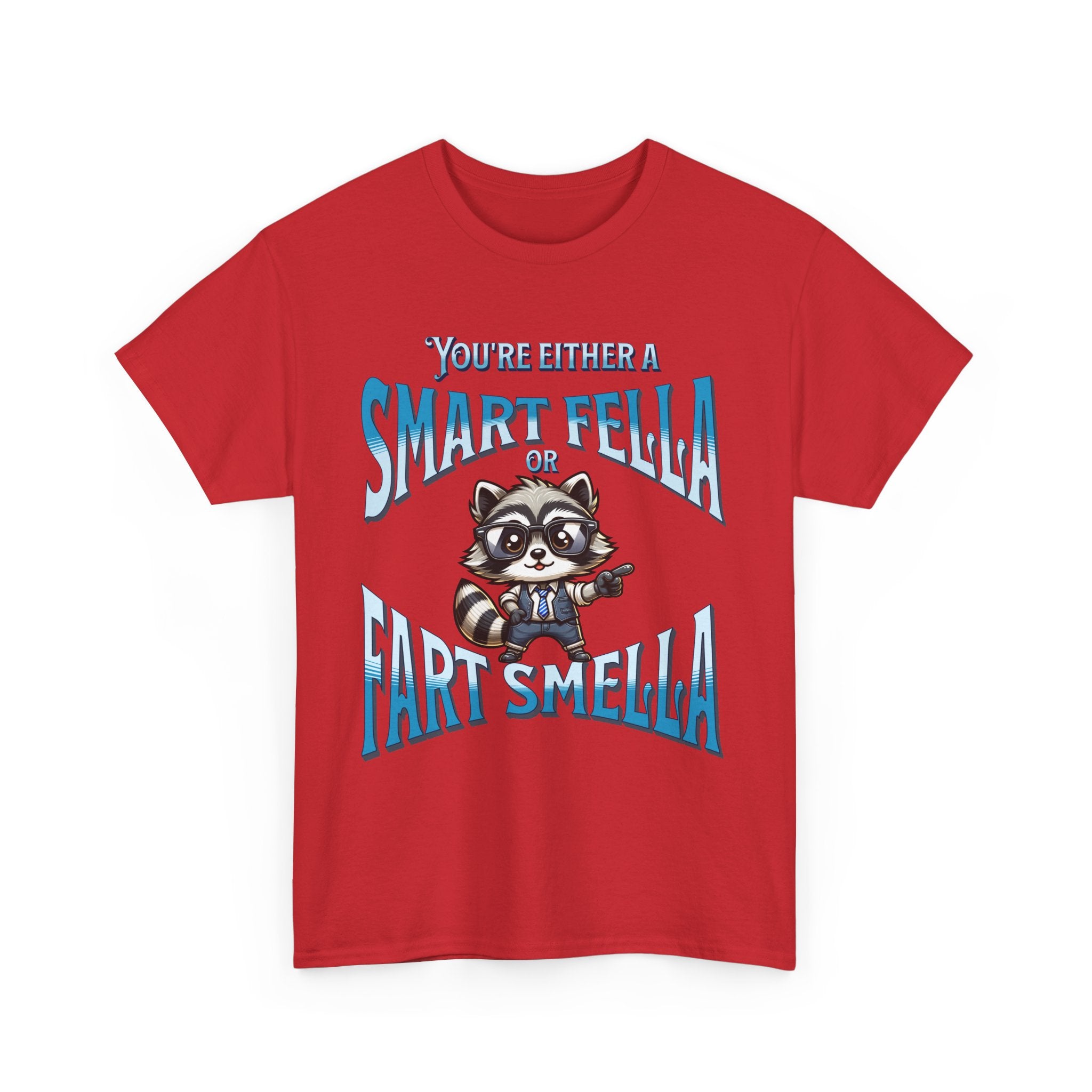 Are You A Smart Fella Or Fart Smella? unisex Retro Cartoon T Shirt, Weird T Shirt, Meme T Shirt, Trash Panda T Shirt