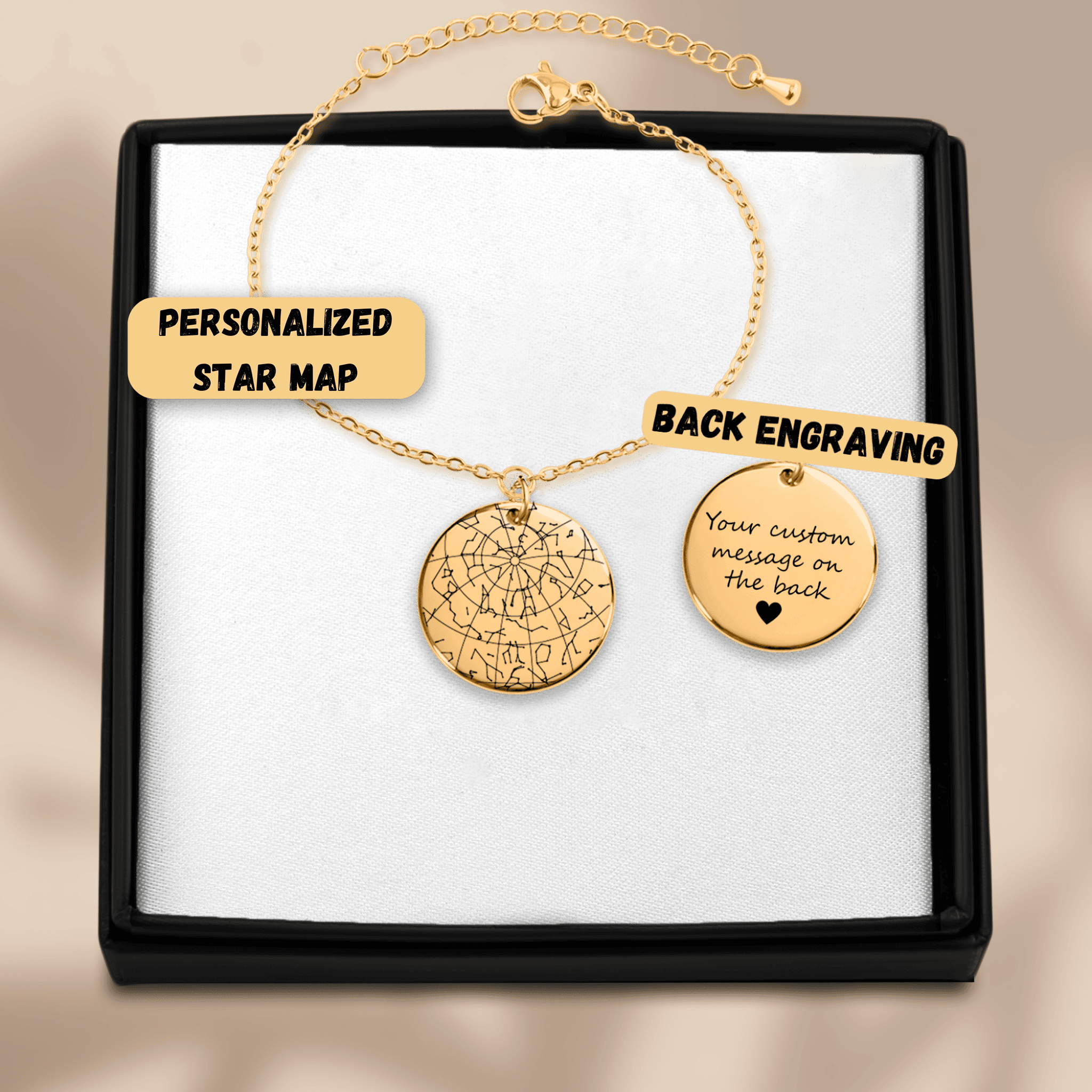 Beautiful Custom Star Map Bracelet