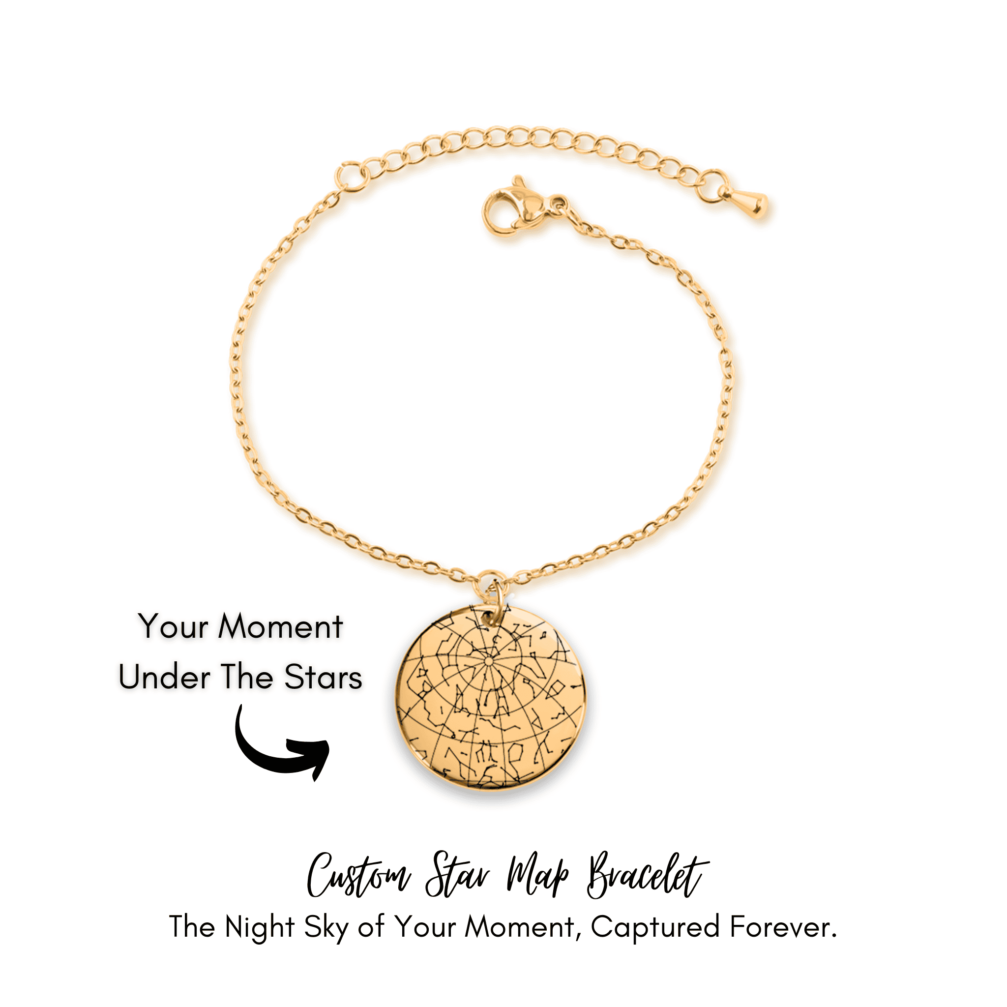 Beautiful Custom Star Map Bracelet